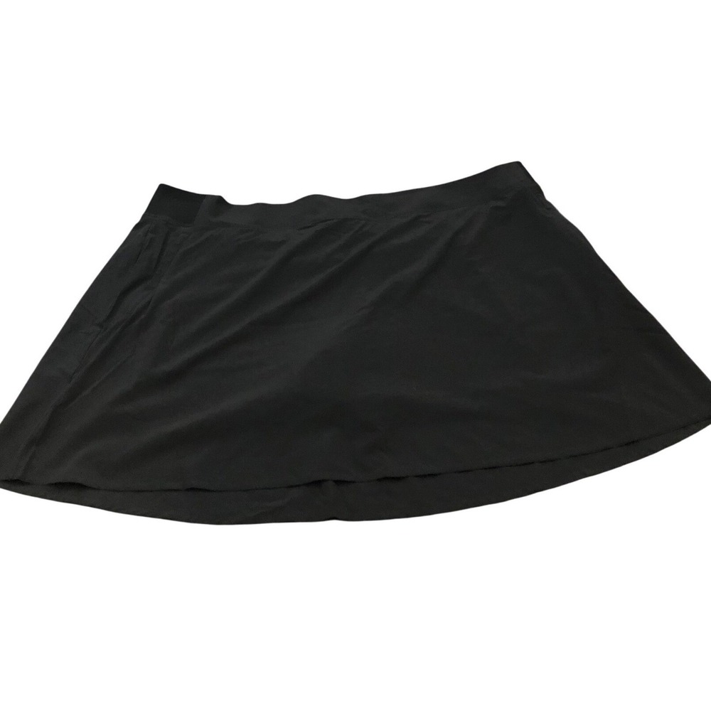 NEW Athleta Brooklyn Heights Skort Women 26 Black Active Travel Skirt 658451-01